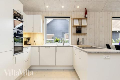 Die Küche im Luxusferienhaus Nr. 650 ist gut eingerichtet.