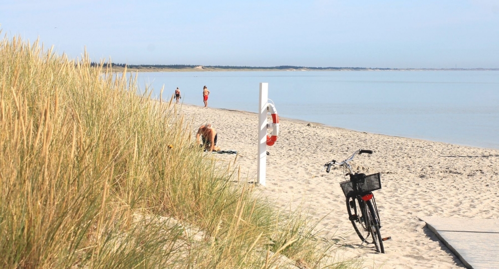 Der Strand in der Nähe von Luxusferienhaus Nr. 652.