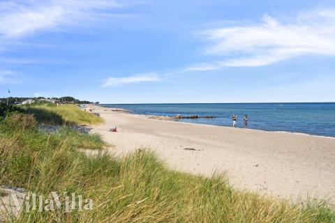 Der Strand in der Nähe von Luxusferienhaus Nr. 655.