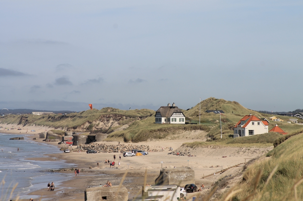 Der herrliche Strand in der Nähe von Luxusferienhaus Nr. 658 bei Nordjütland.