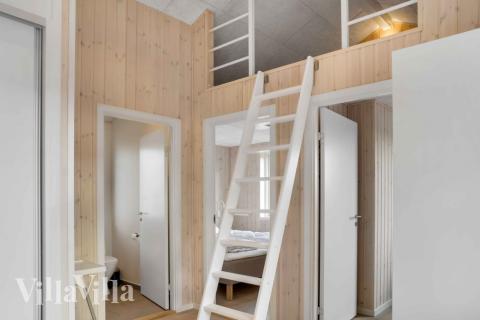 Einige der 14 Schlafgelegenheiten befinden sich im Luxusferienhaus Nr. 661 auf dem ausgebauten Dachboden