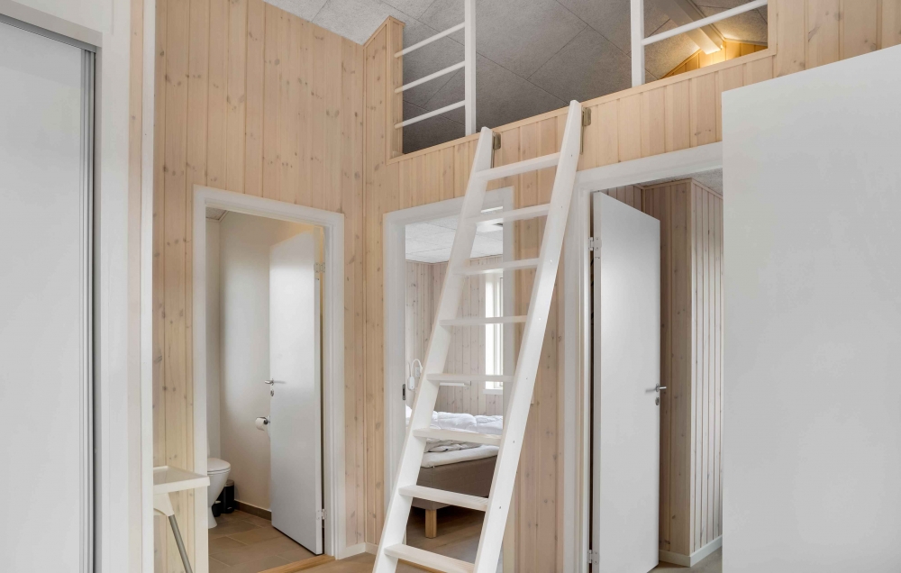 Einige der 14 Schlafgelegenheiten befinden sich im Luxusferienhaus Nr. 661 auf dem ausgebauten Dachboden