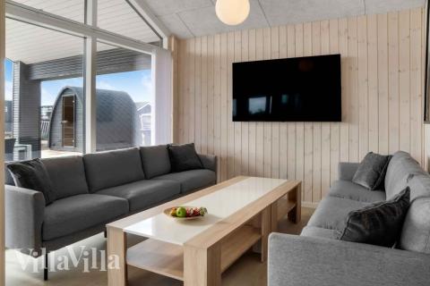 Die Couchecke im Luxusferienhaus Nr. 661 in Lolland/Falster/Mön.