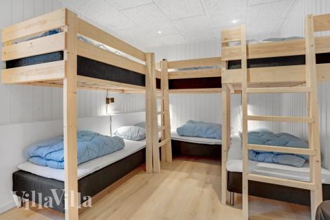 Schlafzimmer im Luxusferienhaus Nr. 674 in Nordseeland