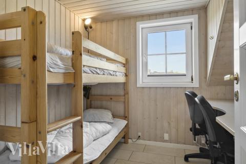 Schlafzimmer im Luxusferienhaus Nr. 675 in Westjütland