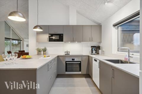 Die Küche im Luxusferienhaus Nr. 647 ist gut eingerichtet.