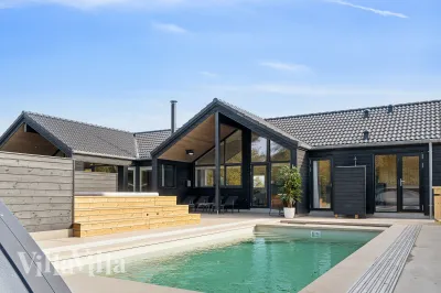 Luxusferienhaus Nr. 646 mit überdachtem Außenpool, Whirlpool und Sauna in Odsherred – Wellnessbereich und Aktivitätsraum, Dänemark