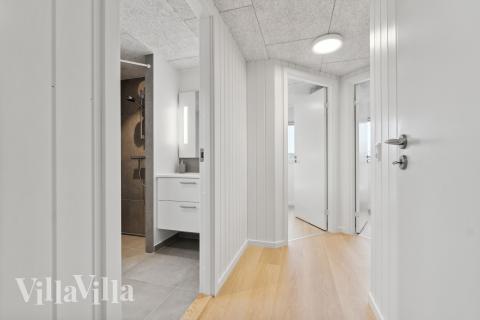 Der geräumige Eingangsbereich im Luxusferienhaus Nr. 630 in Fünen und seine Inseln