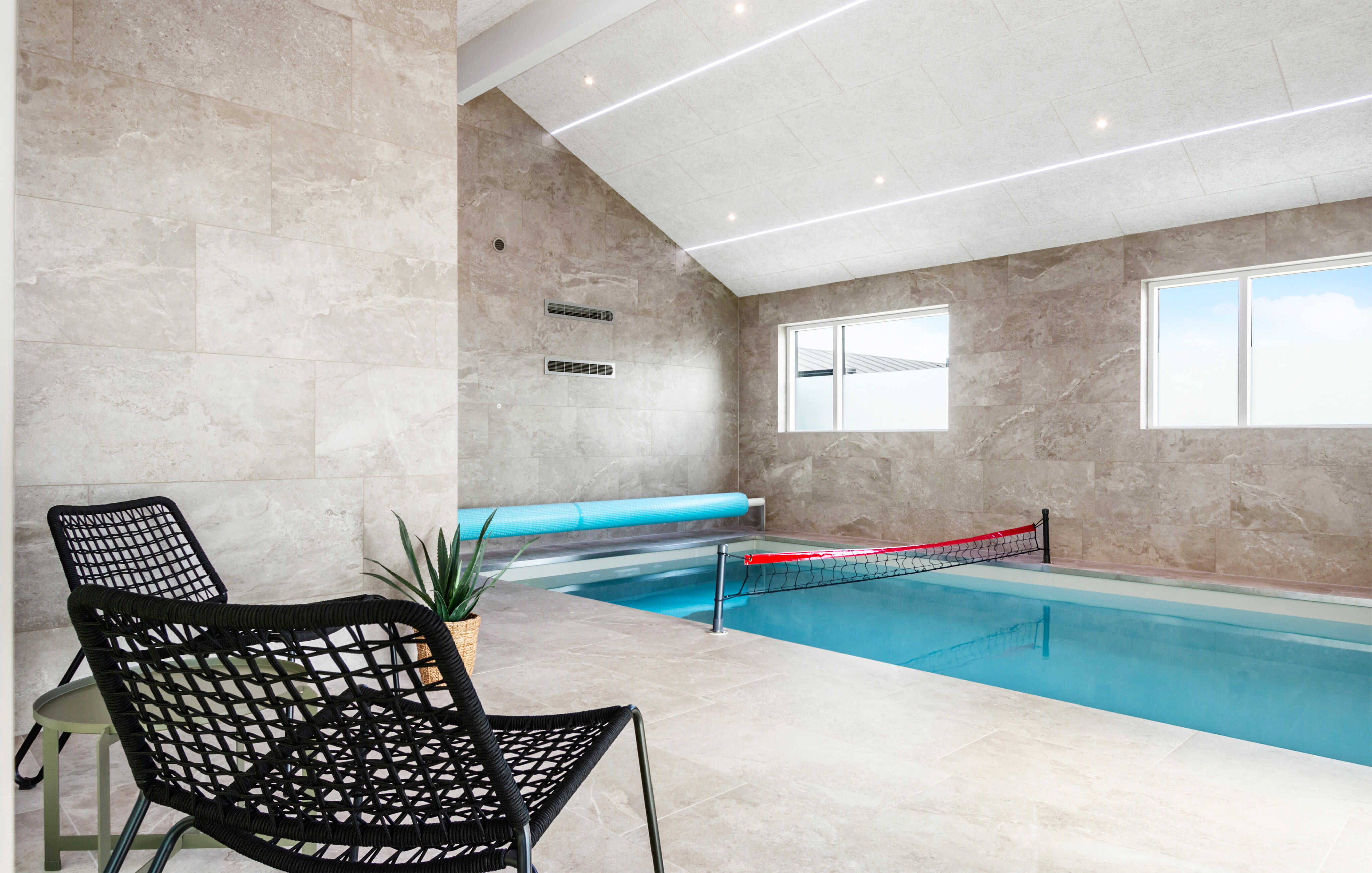 Der schicke Pool im Luxusferienhaus Nr. 682 für 18 Personen