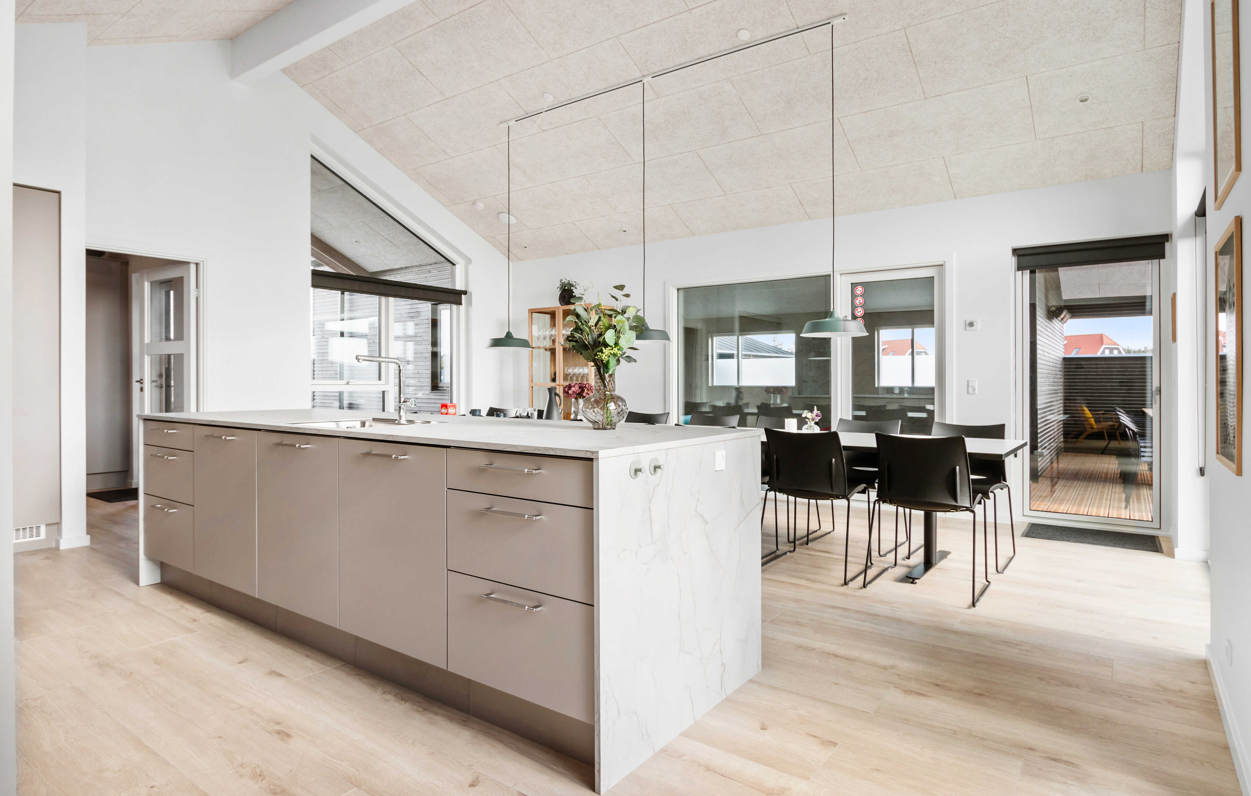 Die Küche im Luxusferienhaus Nr. 682 ist gut eingerichtet.