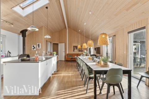 Die Küche im Luxusferienhaus Nr. 220 ist gut eingerichtet.