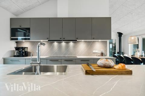 Die Küche im Luxusferienhaus Nr. 652 ist gut eingerichtet.