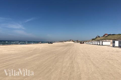 Der Strand in der Nähe von Luxusferienhaus Nr. 669.