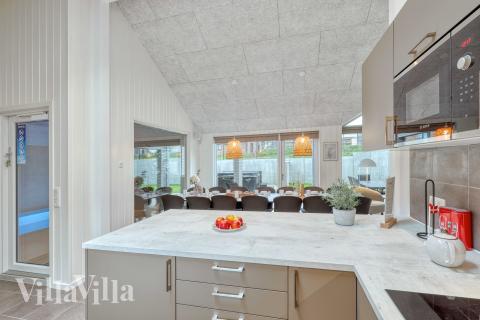 Die Küche im Luxusferienhaus Nr. 767 ist gut eingerichtet.