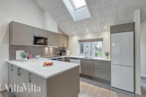 Die Küche im Luxusferienhaus Nr. 766 ist gut eingerichtet.