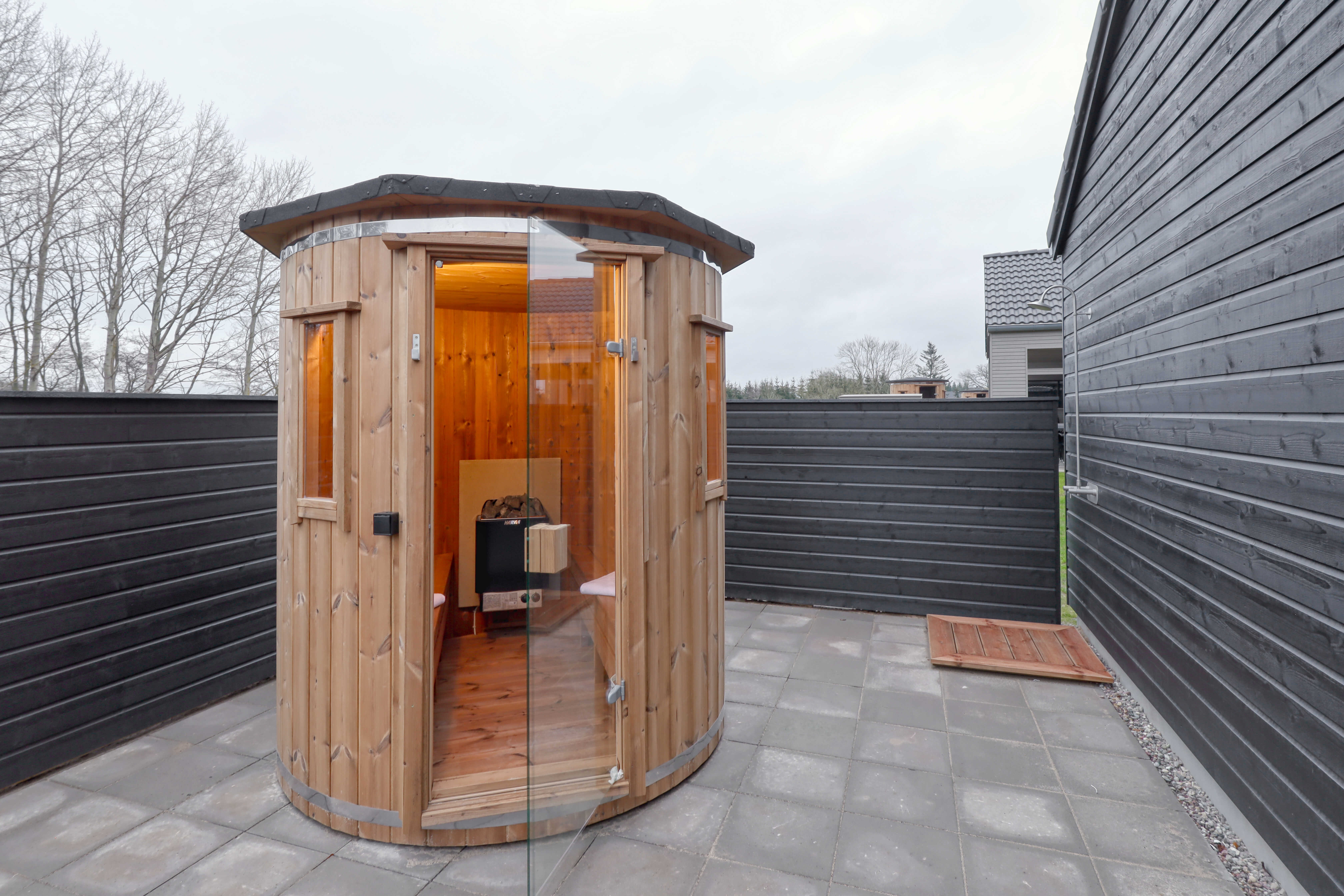 Genießen Sie die heiße Sauna im Luxusferienhaus Nr. 761 für 16 Personen