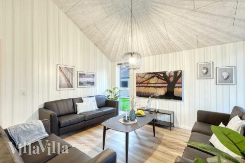 Die Couchecke im Luxusferienhaus Nr. 762 in Deutschland.