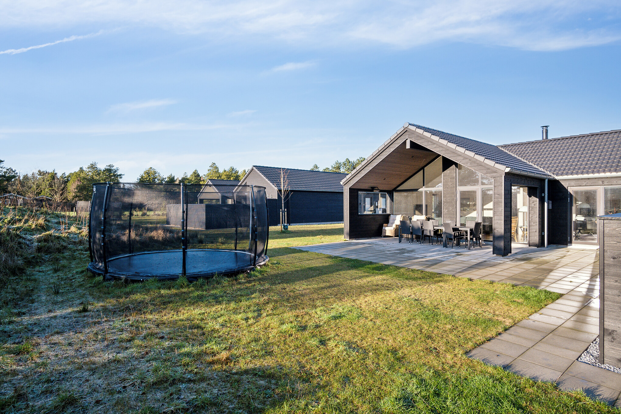 Dieses schöne Poolhaus Nr. 597 mit Platz für 18 Personen liegt in Südjütland