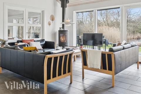 In der Sofalandschaft des Ferienhauses Nr. 681 kann man es richtig gemütlich machen.