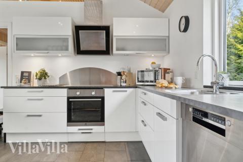 Die Küche im Luxusferienhaus Nr. 681 ist gut eingerichtet.