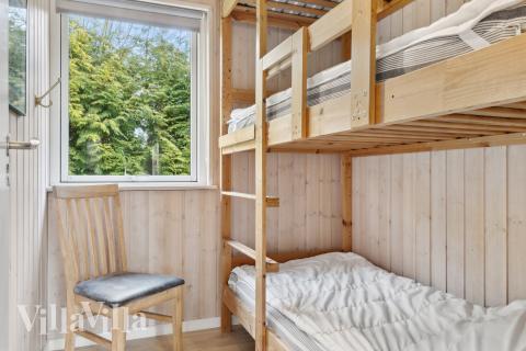 Schlafzimmer im Luxusferienhaus Nr. 681 in Nordseeland