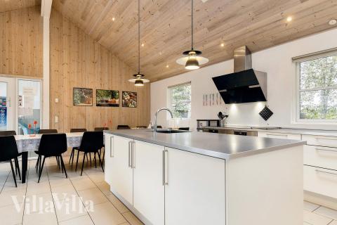 Die Küche im Luxusferienhaus Nr. 218 ist gut eingerichtet.