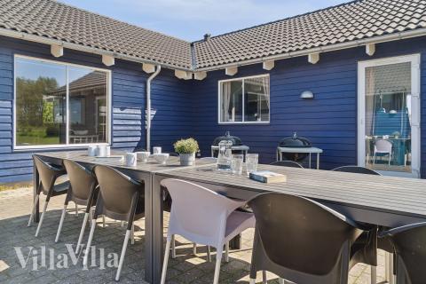 Das Luxusferienhaus Nr. 314 hat eine tolle Terrasse, die mit hochwertigen Gartenmöbeln für 20 Personen ausgestattet ist.