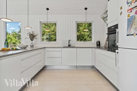 Die Küche im Luxusferienhaus Nr. 691 ist gut eingerichtet.