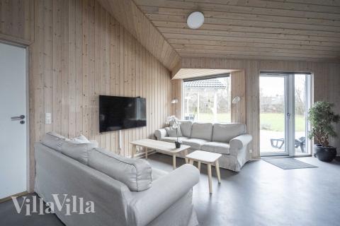 Die Couchecke im Luxusferienhaus Nr. 275 in Nordseeland.