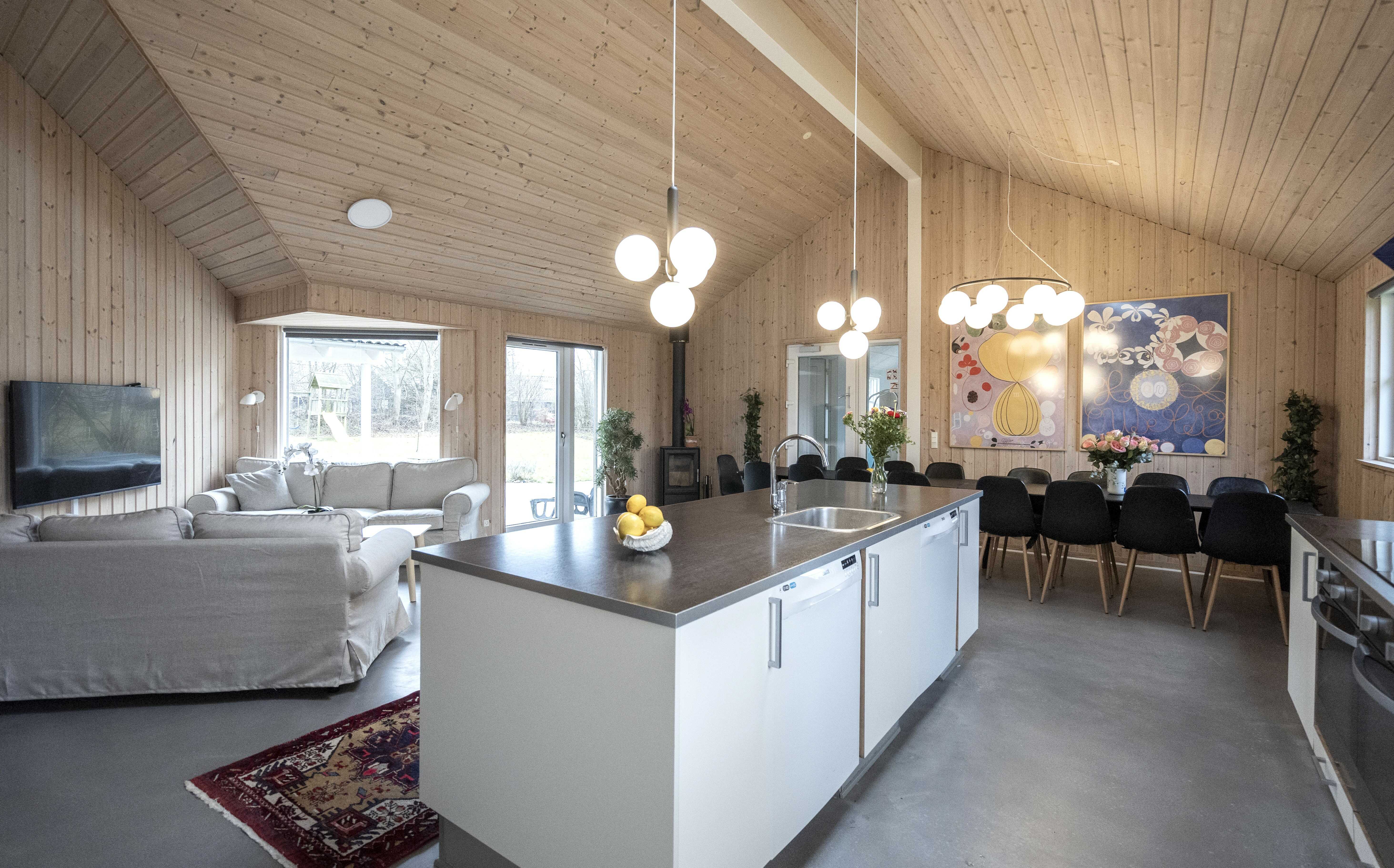 Die Küche im Luxusferienhaus Nr. 275 ist gut eingerichtet.