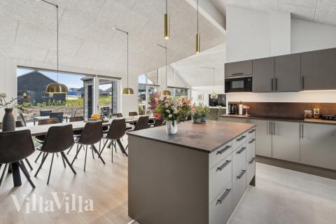 Die Küche im Luxusferienhaus Nr. 663 ist gut eingerichtet.