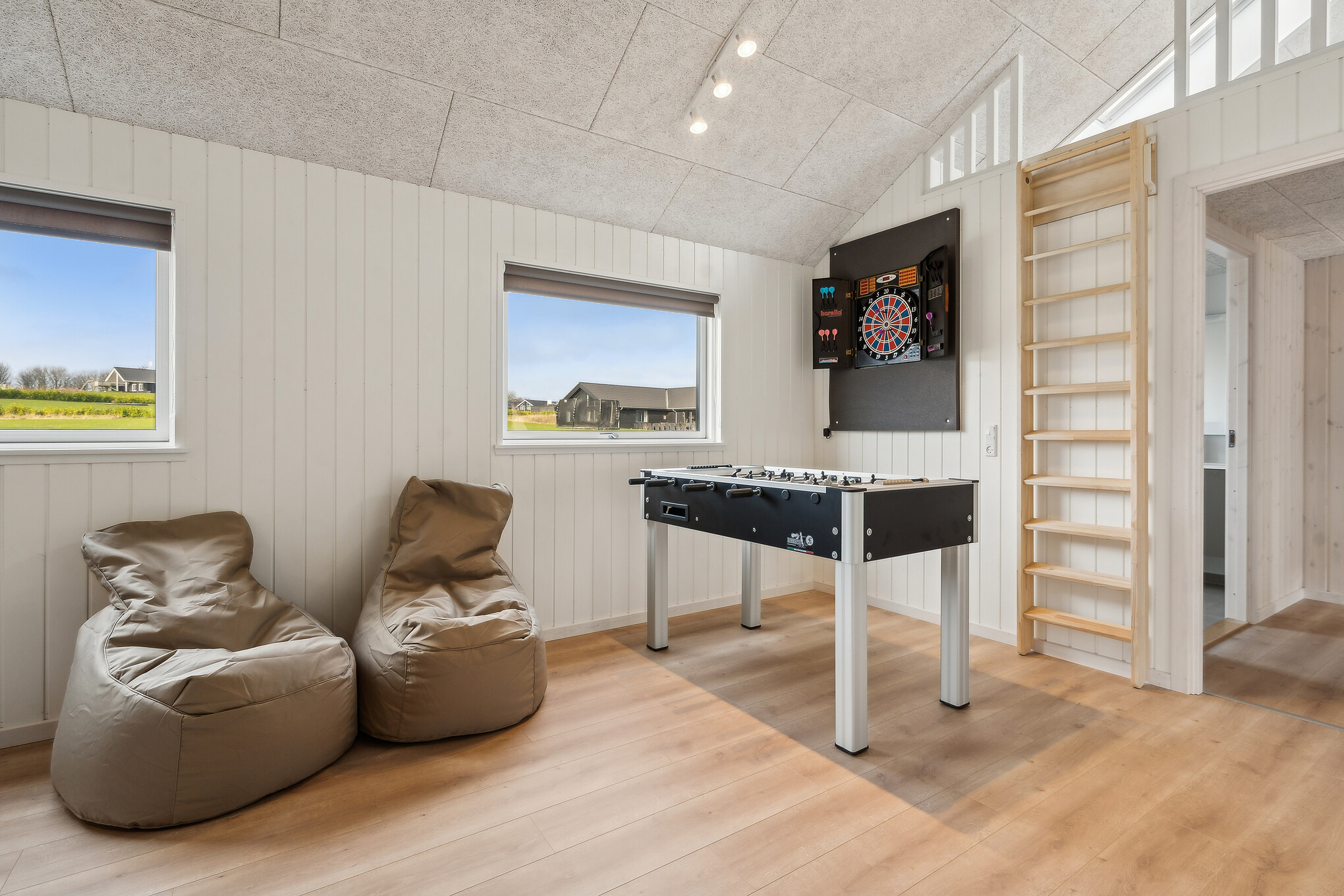 Veranstaltet ein Turnier im Aktivitätsraum, wenn ihr das Ferienhaus Nr. 663 in Südjütland besucht.