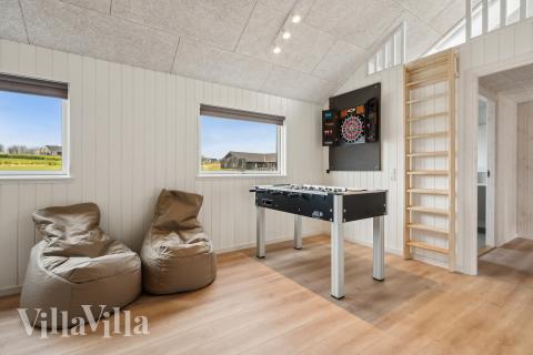 Veranstaltet ein Turnier im Aktivitätsraum, wenn ihr das Ferienhaus Nr. 663 in Südjütland besucht.