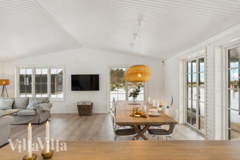 Aufenthaltsraum mit Platz für 11 im Luxusferienhaus Nr. 693.