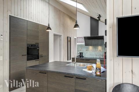 Die Küche in dem Luxusferienhaus Nr. 625 ist so gut ausgestattet, dass man problemlos Mahlzeiten für 12 Personen zubereiten kann.