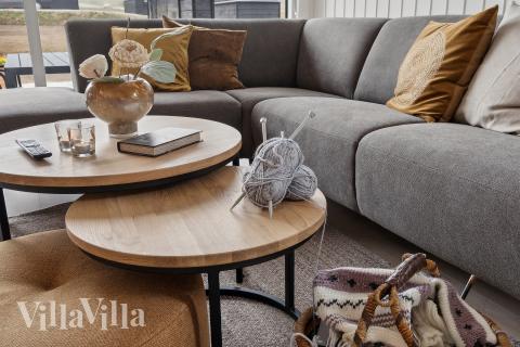 In der Sofalandschaft des Ferienhauses Nr. 664 kann man es richtig gemütlich machen.