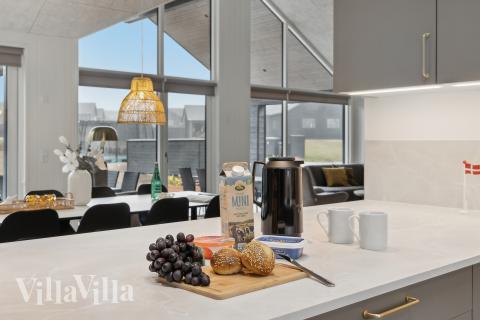 Die Küche im Luxusferienhaus Nr. 664 ist gut eingerichtet.