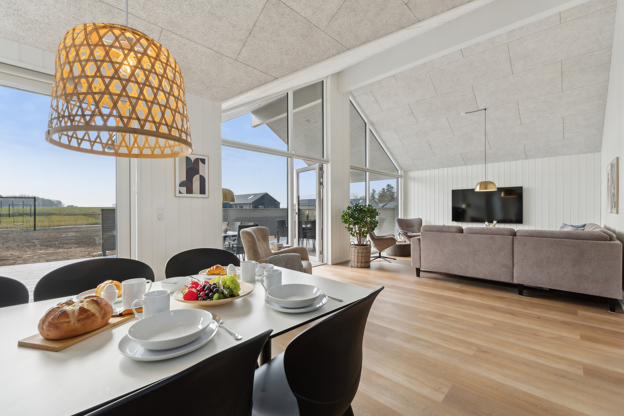 Das Luxusferienhaus Nr. 665 hat einen wunderschönen Aufenthaltsraum.