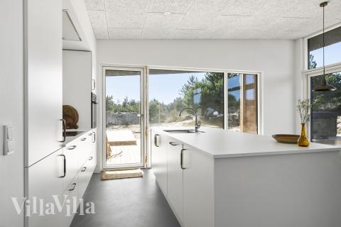 Die Küche im Luxusferienhaus Nr. 687 ist gut eingerichtet.