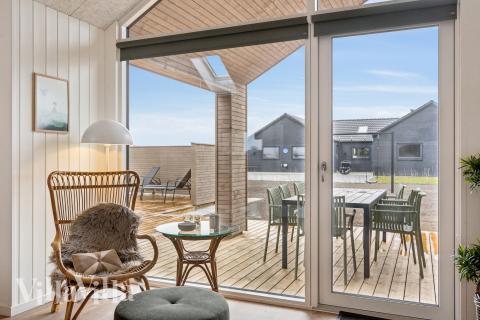 In der Sofalandschaft des Ferienhauses Nr. 648 kann man es richtig gemütlich machen.