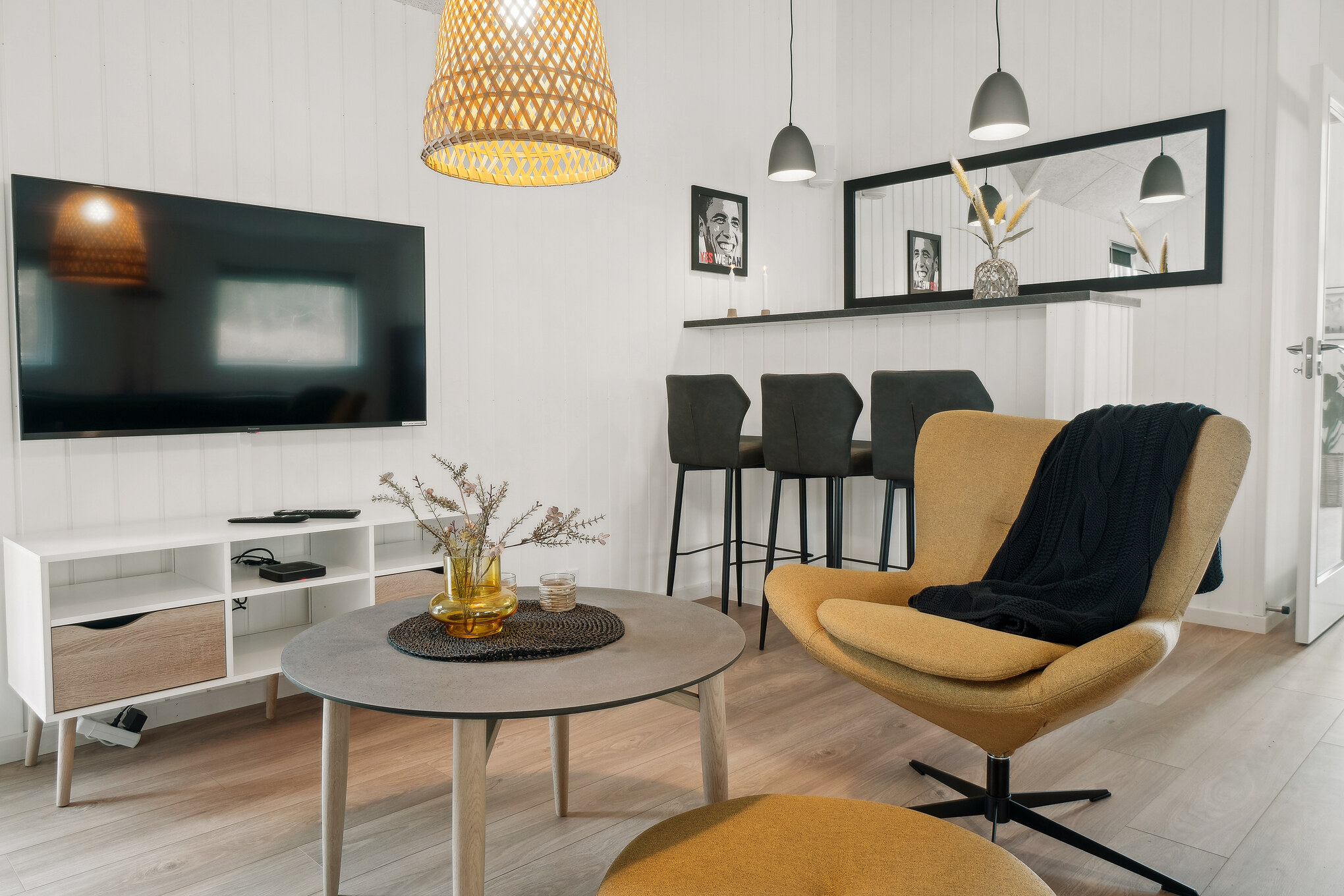 Das Ferienhaus 622 ist mit eigener Bar ausgestattet