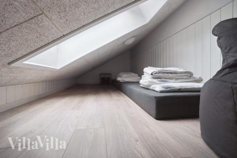 Einige der 18 Schlafgelegenheiten befinden sich im Luxusferienhaus Nr. 622 auf dem ausgebauten Dachboden