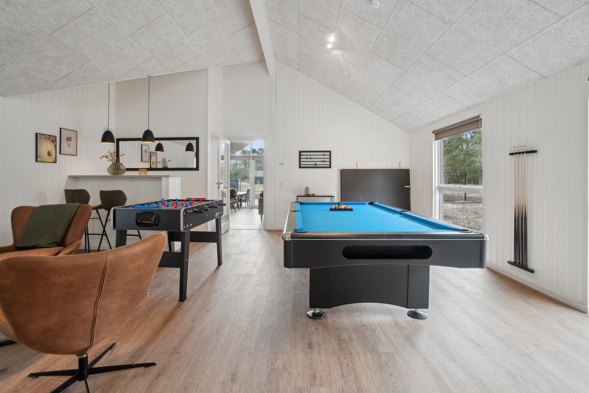 Veranstaltet ein Turnier im Aktivitätsraum, wenn ihr das Ferienhaus Nr. 621 in Bornholm besucht.