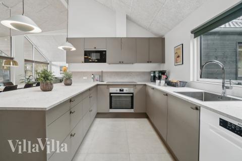 Die Küche im Luxusferienhaus Nr. 621 ist gut eingerichtet.