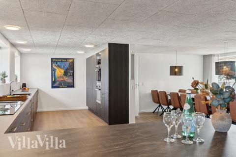 Die Küche im Luxusferienhaus Nr. 680 ist gut eingerichtet.