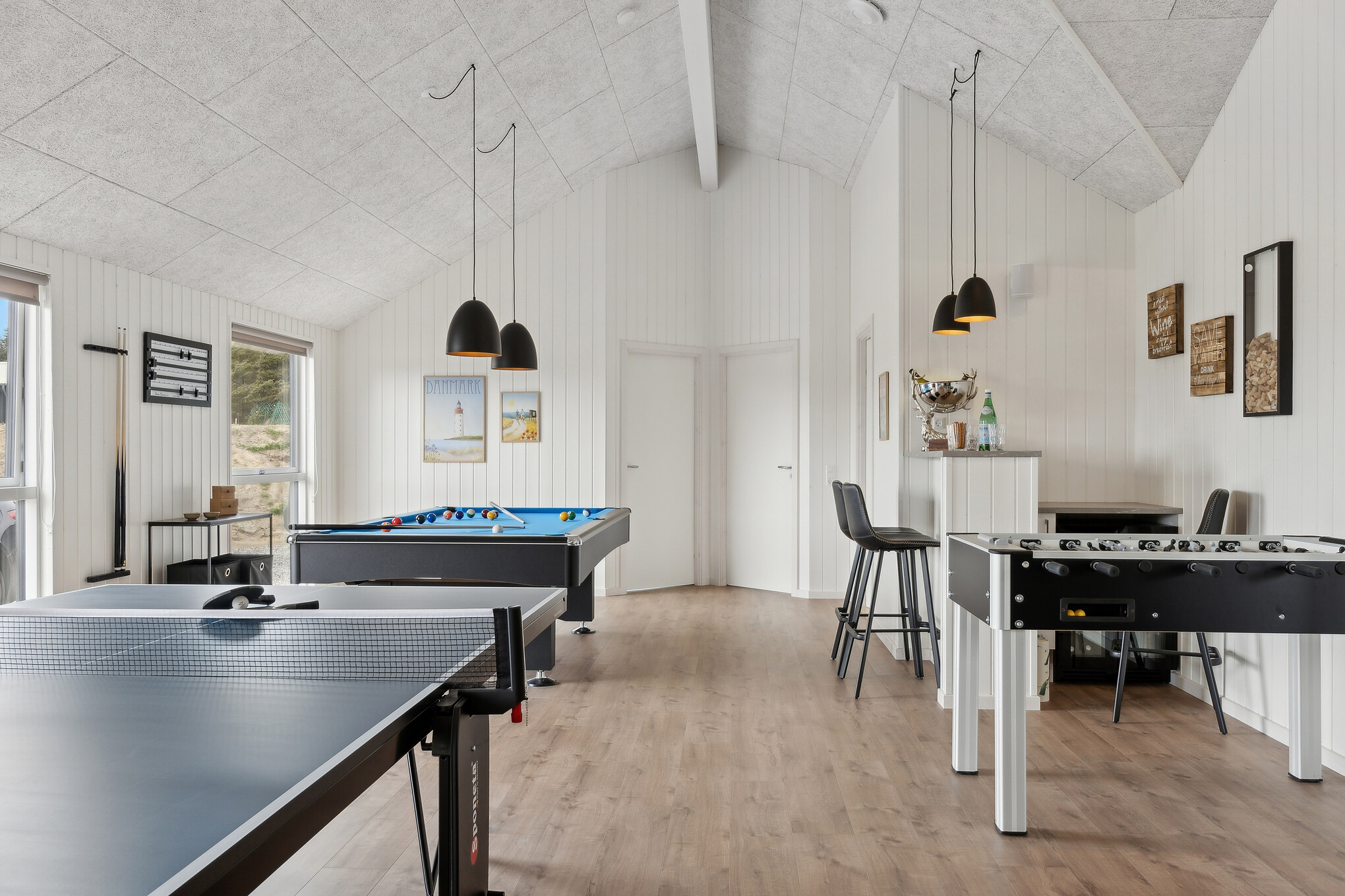 Veranstaltet ein Turnier im Aktivitätsraum, wenn ihr das Ferienhaus Nr. 658 in Nordjütland besucht.