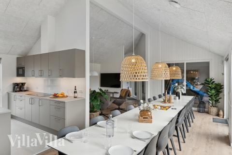 Die Küche im Luxusferienhaus Nr. 658 ist gut eingerichtet.