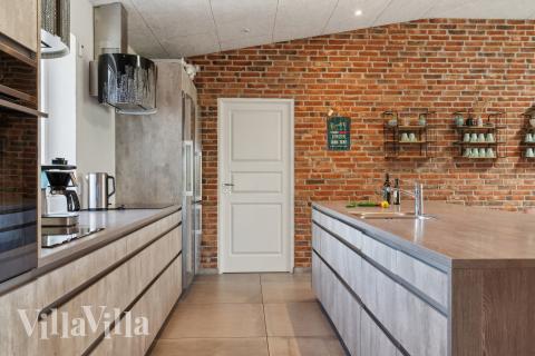 Die Küche im Luxusferienhaus Nr. 607 ist gut eingerichtet.