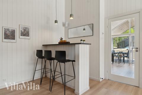 Das Ferienhaus 803 ist mit eigener Bar ausgestattet