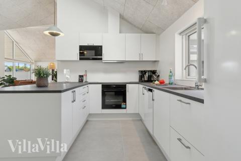 Die Küche im Luxusferienhaus Nr. 803 ist gut eingerichtet.